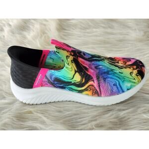 3916) Skechers Kids Slip-Ins Ultra Flex 3.0 Cosmo Swirl 303820L Sneaker US 6